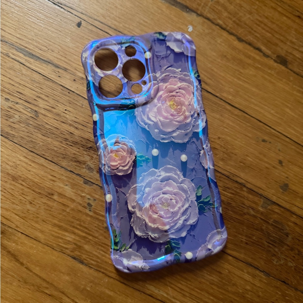 Like new XIZYO Case for iPhone 14 Pro Max, Colorful Retro Oil Painting Flower - Picture 2 of 3